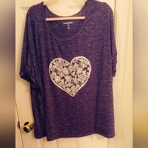 New Purple heart tee